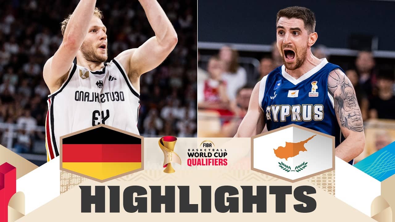 Germany 🇩🇪 v Cyprus 🇨🇾 | Highlights | FIBA Basketball World Cup 2027 European Qualifiers