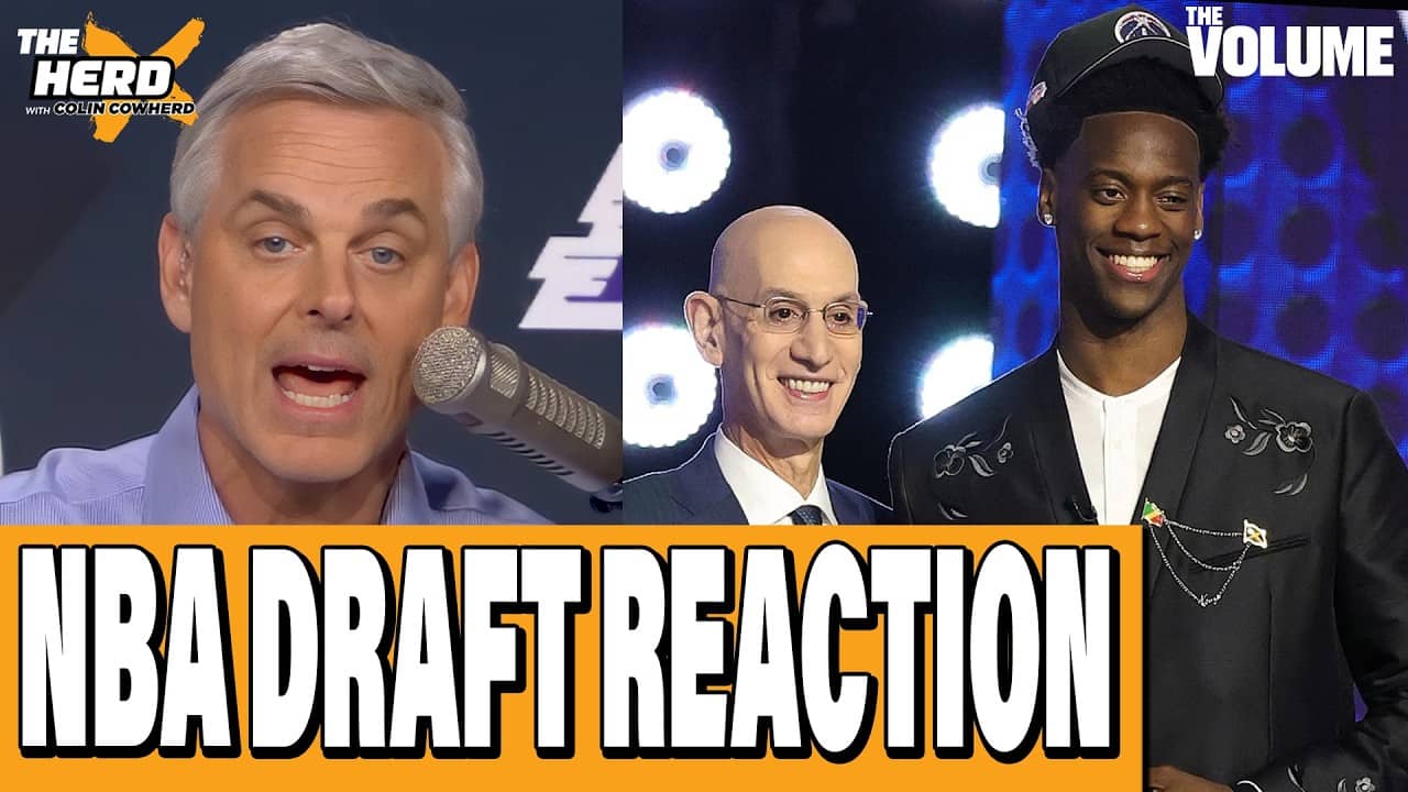 NBA Draft REACTION: AJ Dybantsa, Darryn Peterson, Boozer + Reaves & Lakers | Colin Cowherd: THE HERD