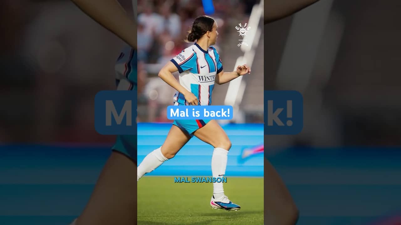 Sam & Becky could not be happier to see Mallory Swanson back on the pitch