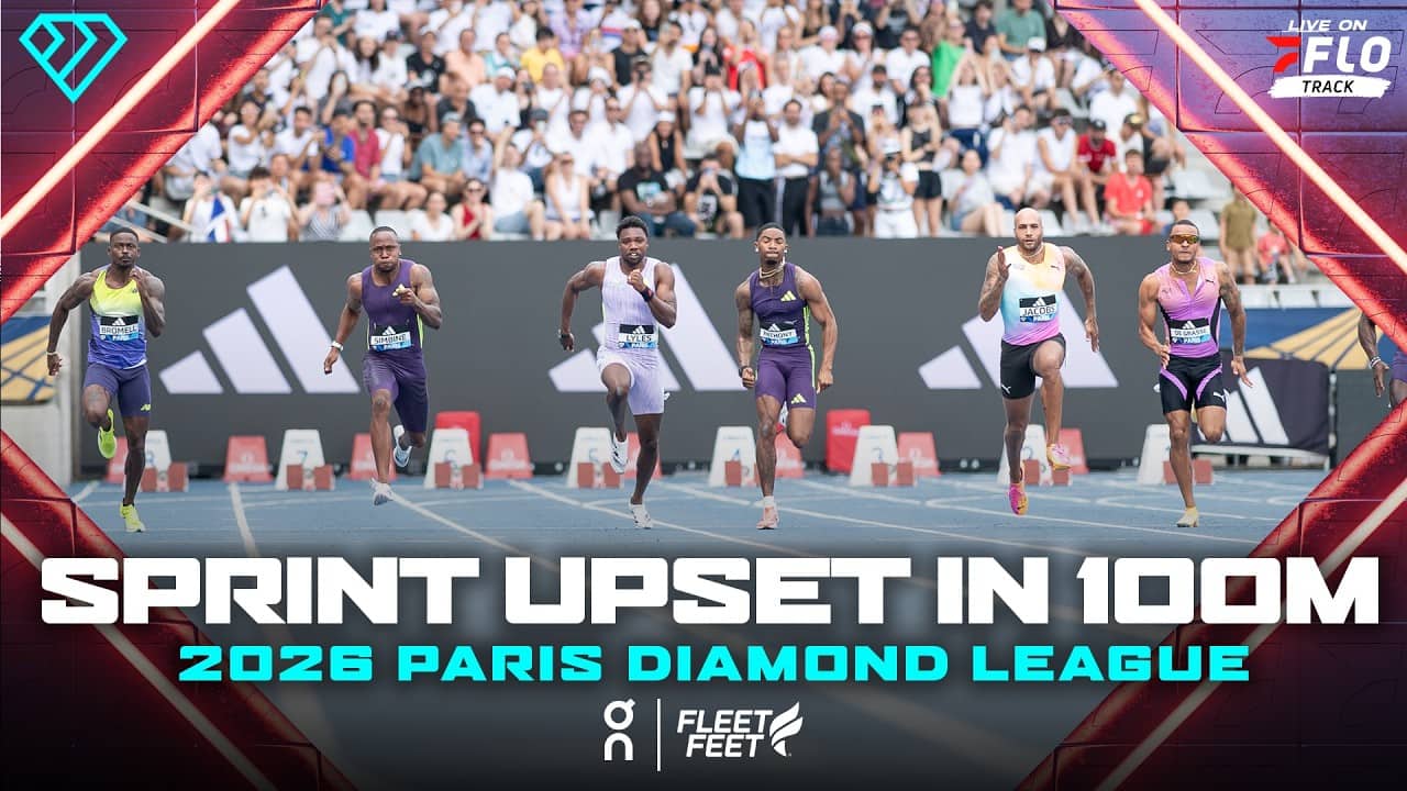 Trayvon Bromell Stuns Lyles From Lane Eight | 2026 Paris Diamond League