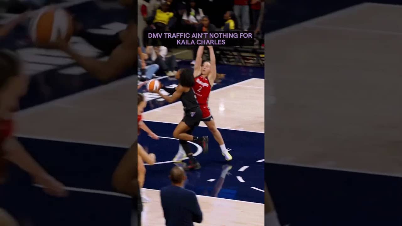Safe to Say Kaila Charles Knows How to Drive In Her Hometown 💪 #goldenstatevalkyries #wnba #shorts