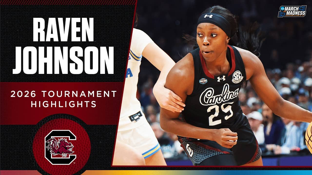 Raven Johnson 2026 NCAA tournament highlights
