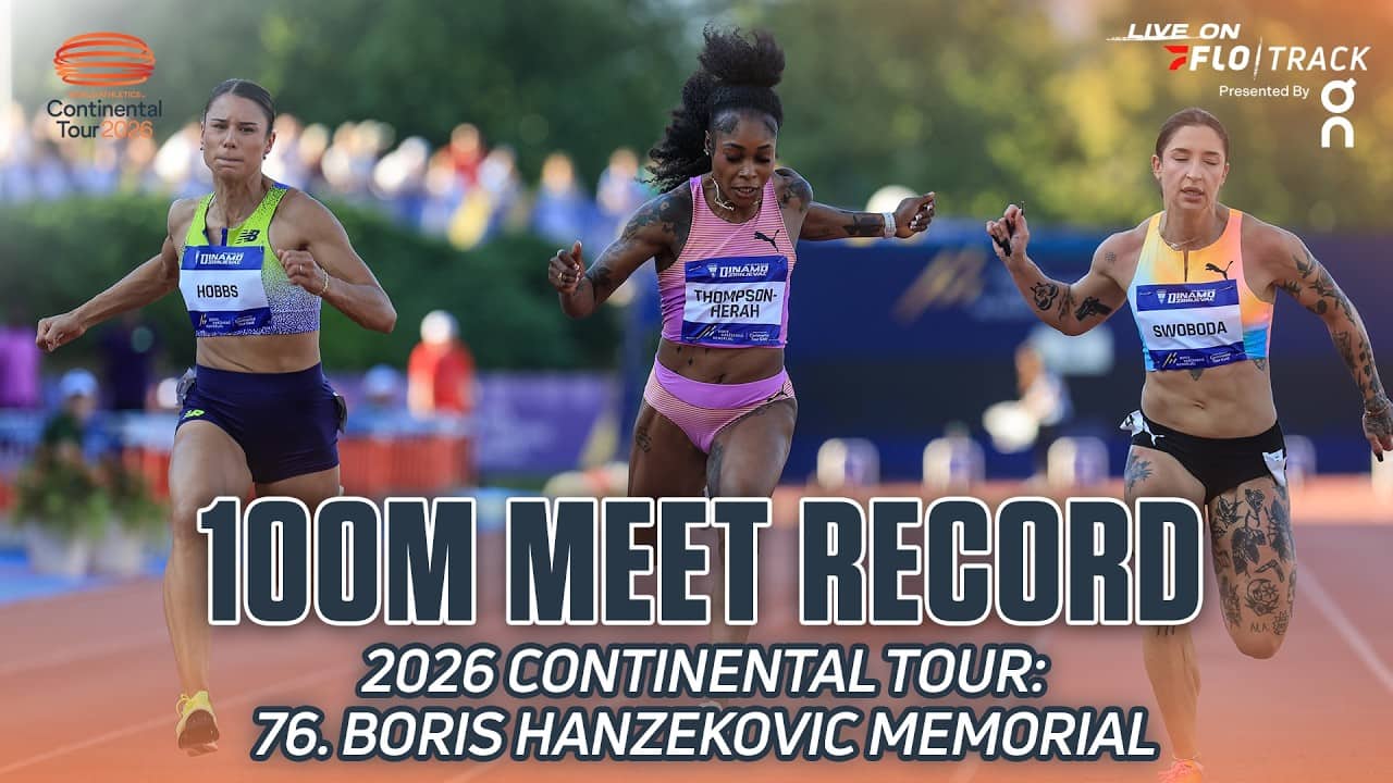 Elaine Thompson-Herah Takes On Strong 100m Field, Sets Meet Record | 2026  Zagreb Continental Tour