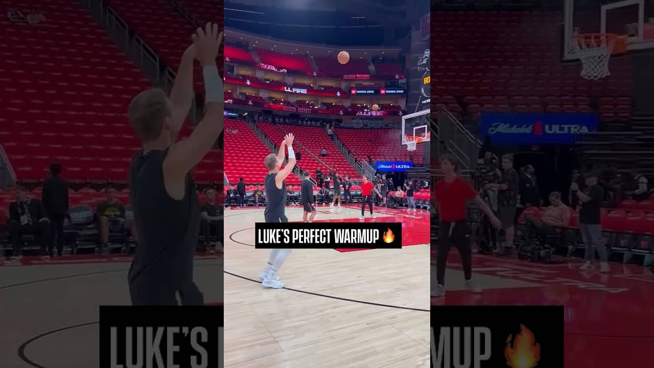 Luke Kennard's pregame clinic from three 👌 #lakers #nbaplayoffs
