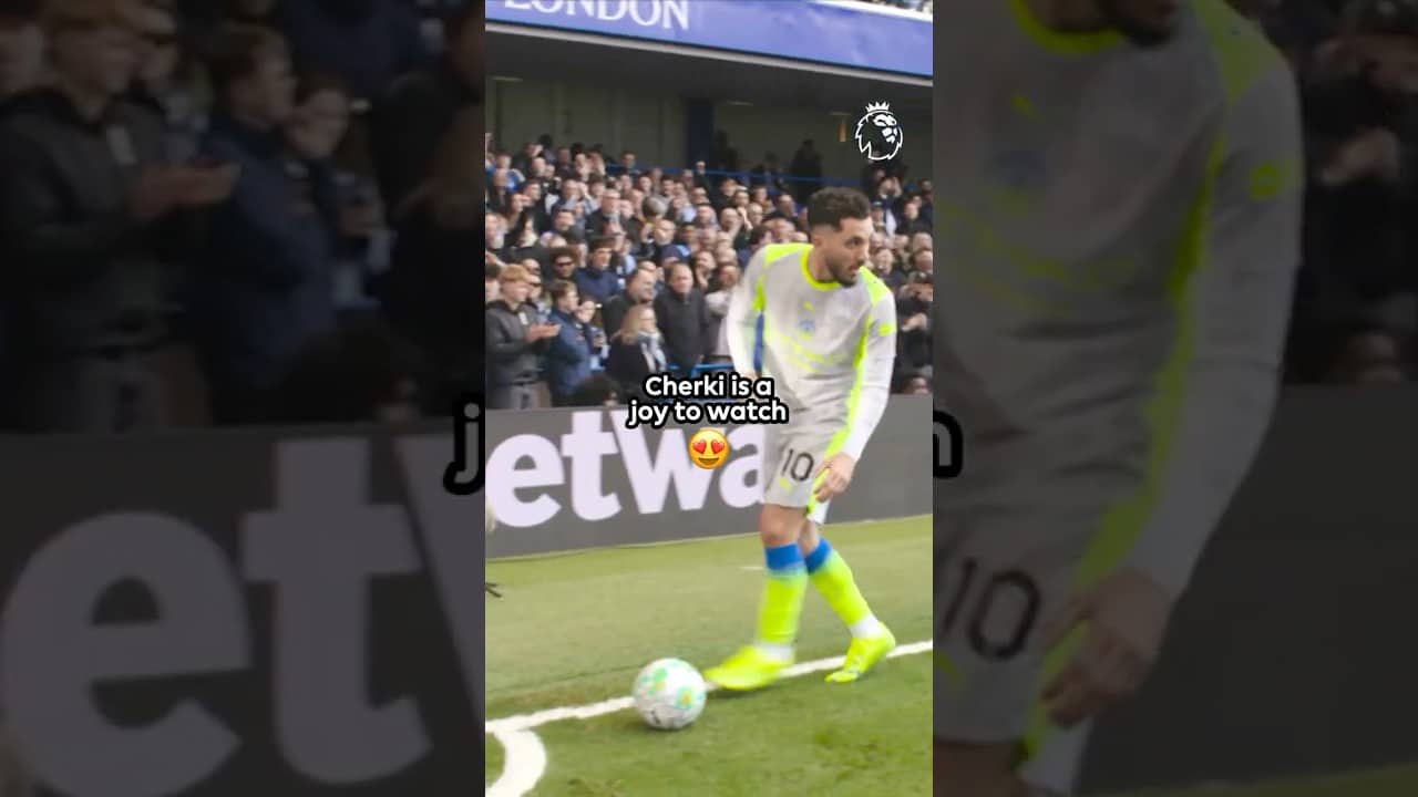 Rayan Cherki Having So Much Fun On The Pitch 😃 ✨