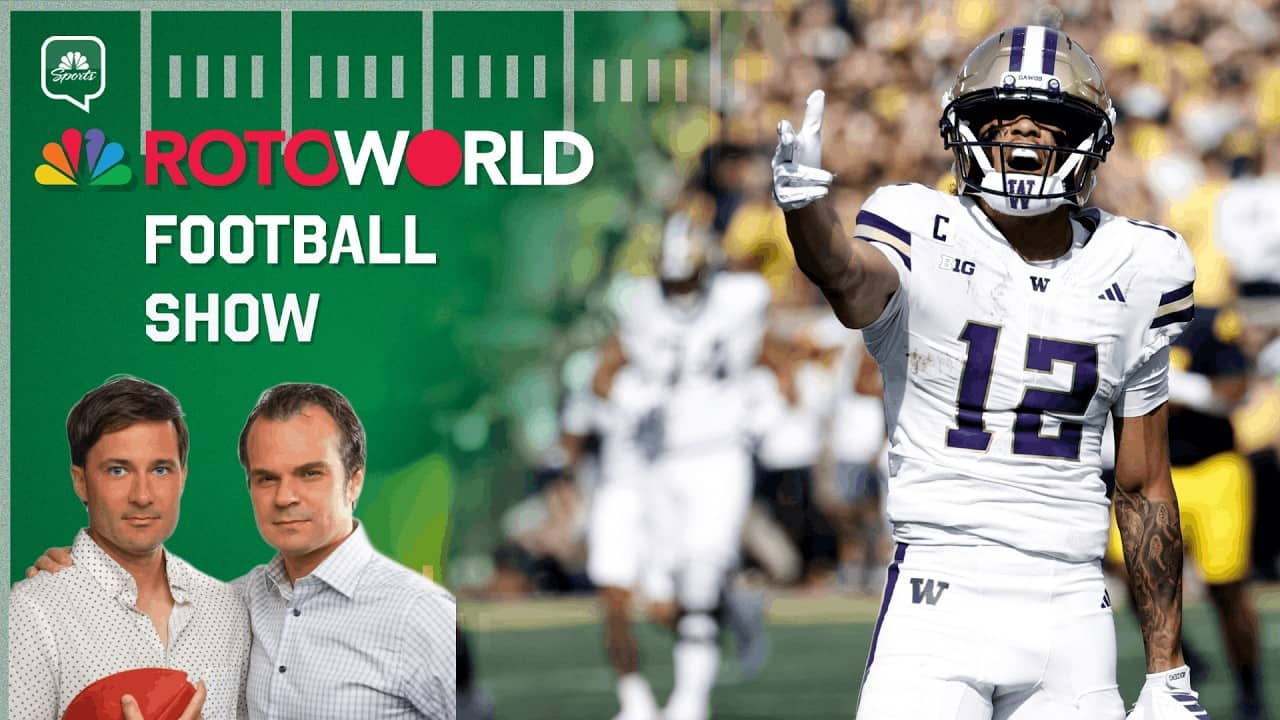 Denzel Boston, Carnell Tate, Jordyn Tyson: NFL draft fantasy recap | Rotoworld Football Show (FULL)