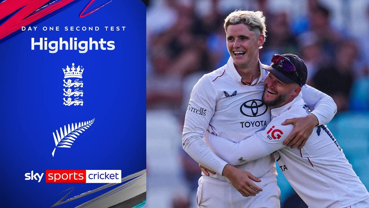 Bethell & Baker star at the Oval! | England vs New Zealand | Day one, second Test highlights