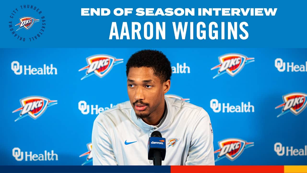 Aaron Wiggins | 2025-26 End-of-Season Interviews | OKC Thunder