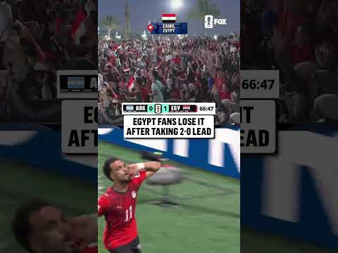 Great scenes in Cairo as Egypt doubles its lead over the defending champions