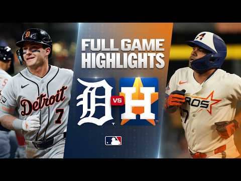 TIGERS vs. ASTROS Game Highlights (6/15/26) | MLB Highlights