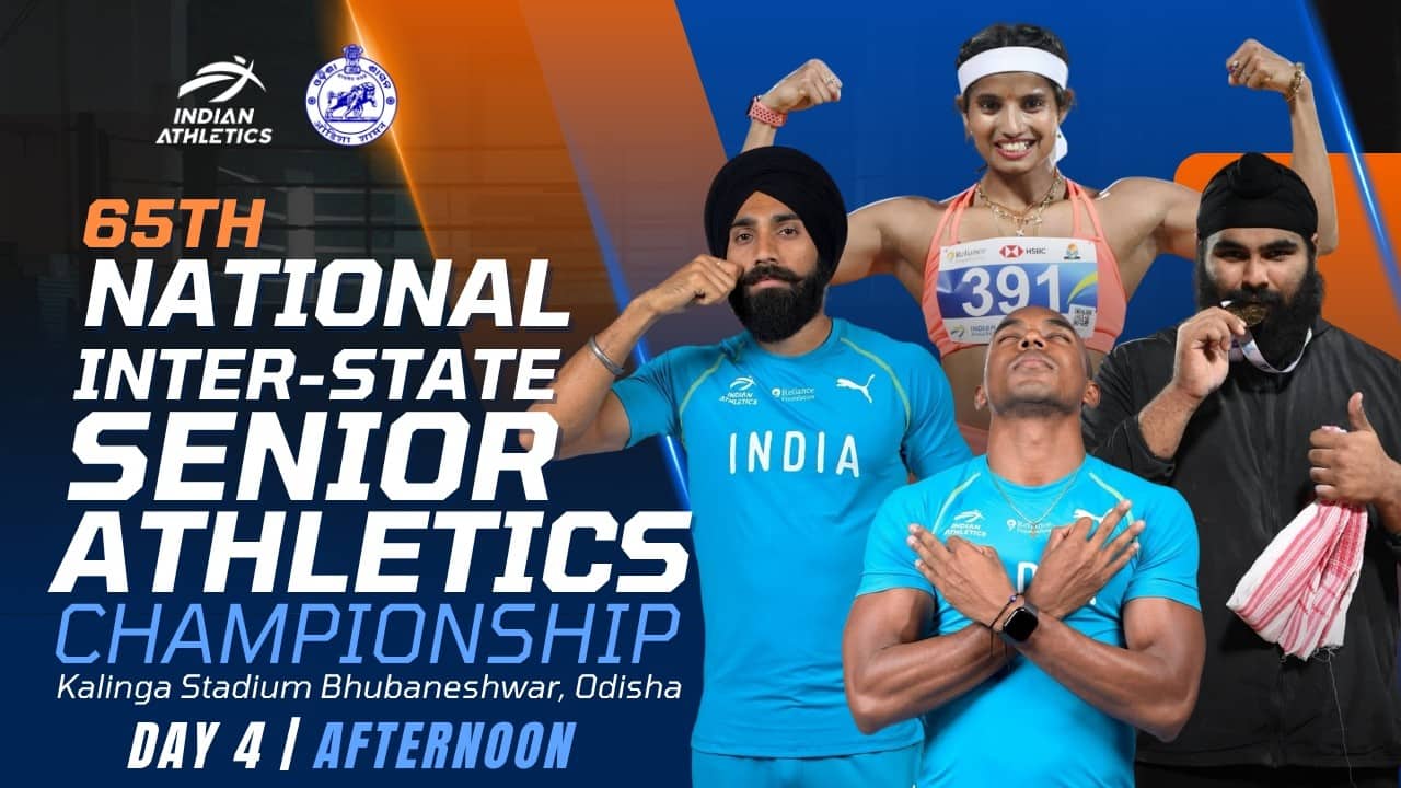 Day 4 LIVE (Afternoon Session) | 65th National Inter State Senior Athletics Championship 2026