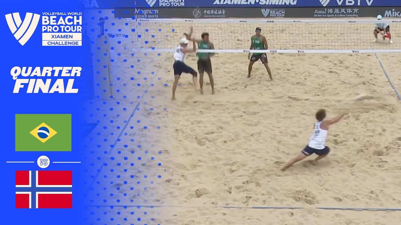Henrique/Manaus vs. Ringøen/Aas - Quarter Final Highlights | Xiamen 2026 #BeachProTour