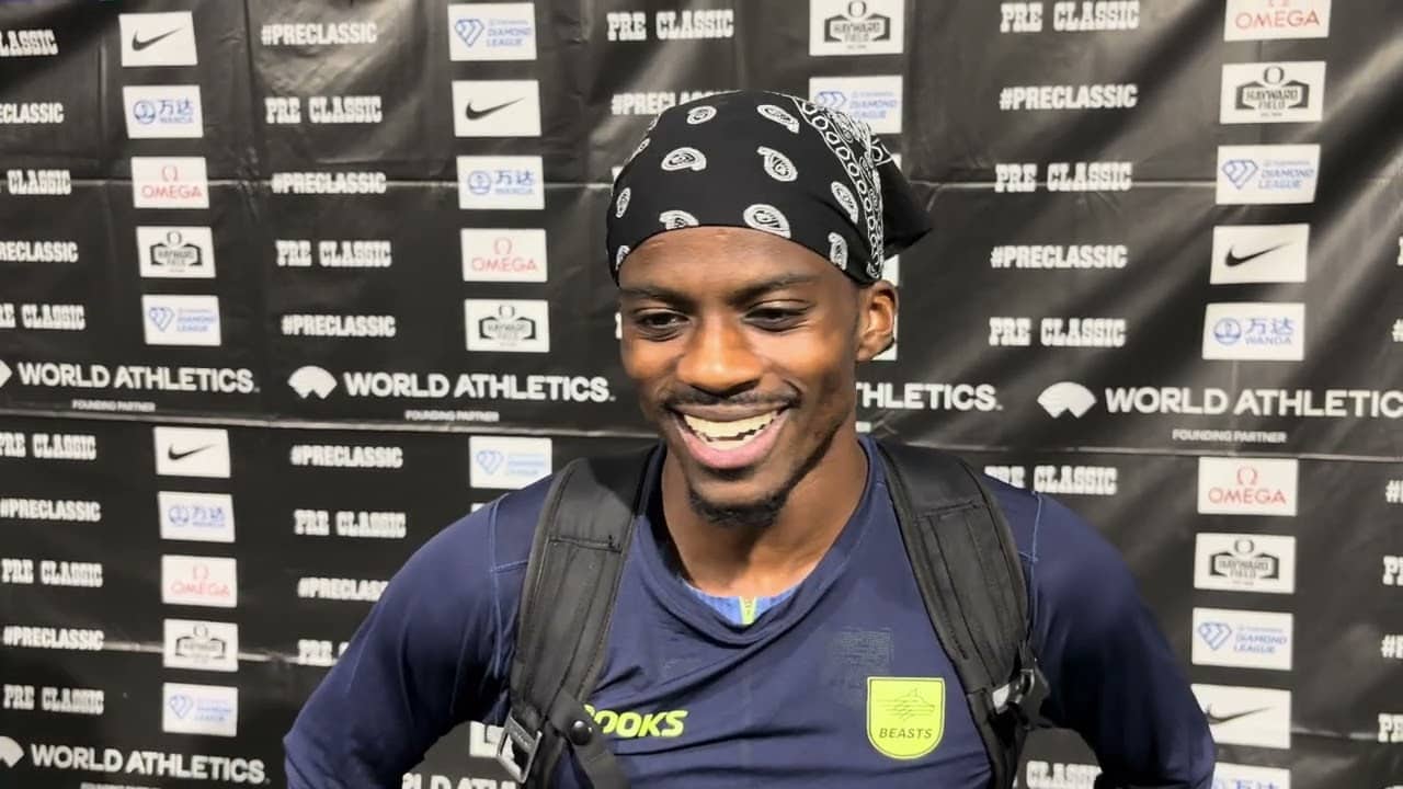 Brandon Miller Breaks Down Prefontaine Classic 800m Win In 1:43.68 Over Cooper Lutkenhaus