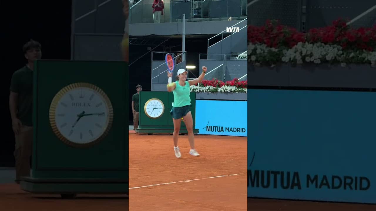Kaitlin Quevedo moves past Williams in straight sets in her debut in Madrid! #wta #tennis #mmopen