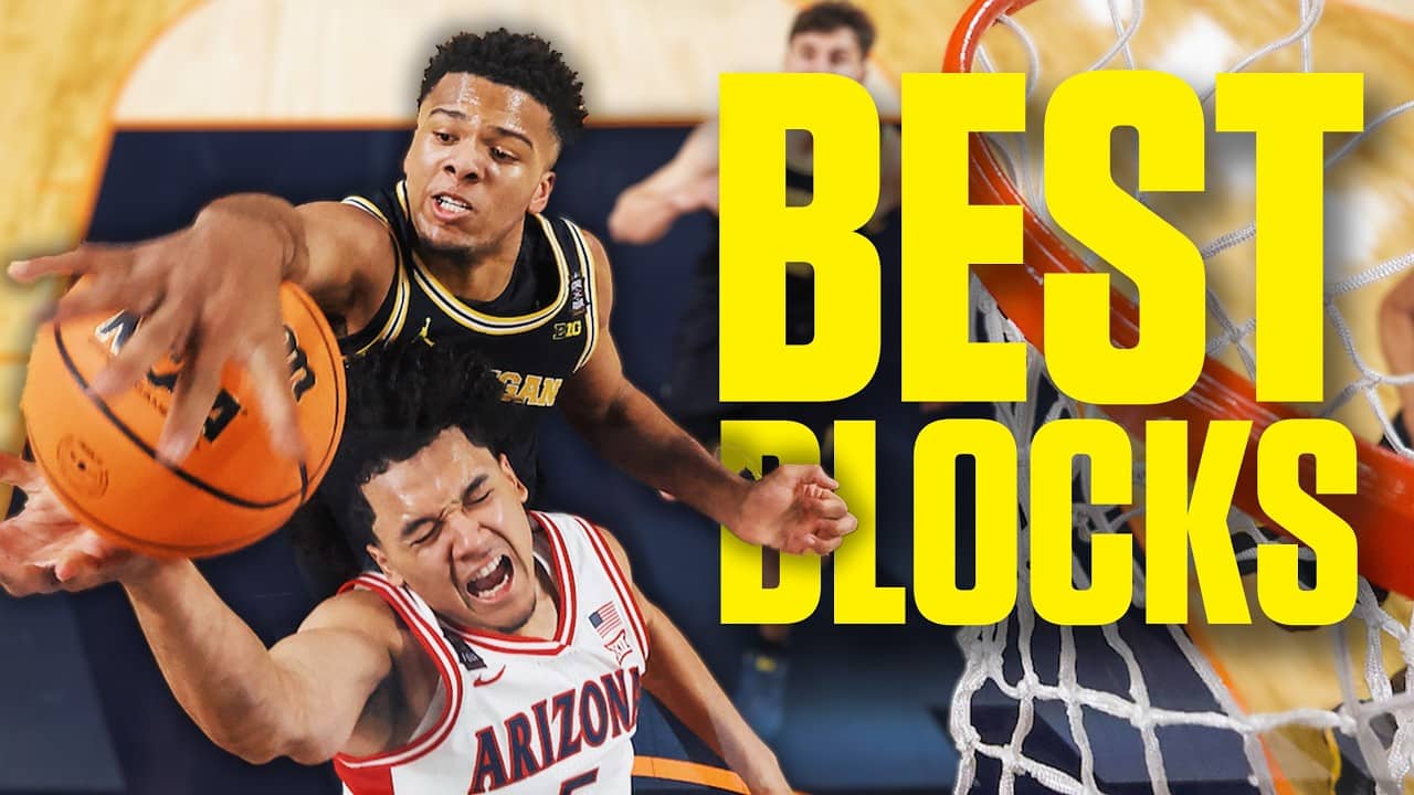 Top blocks from the 2026 NCAA men's basketball tournament