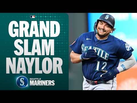 GRAND SLAM JOSH NAYLOR 😳 He's the third Mariners player to crush a slam in 2026 🔱