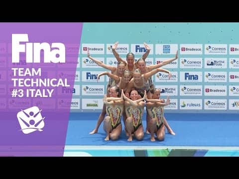 #3 Italy | Synchronized Swimming | Team Technical | Olympic Games Qualification (Rio de Janeiro)