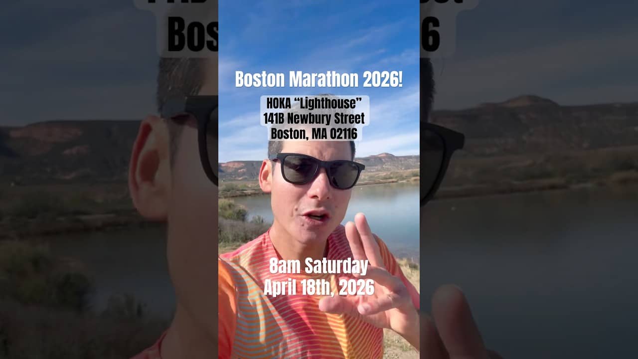 Meet and Group Shake out run with Me & HOKA at the 2026 Boston Marathon!