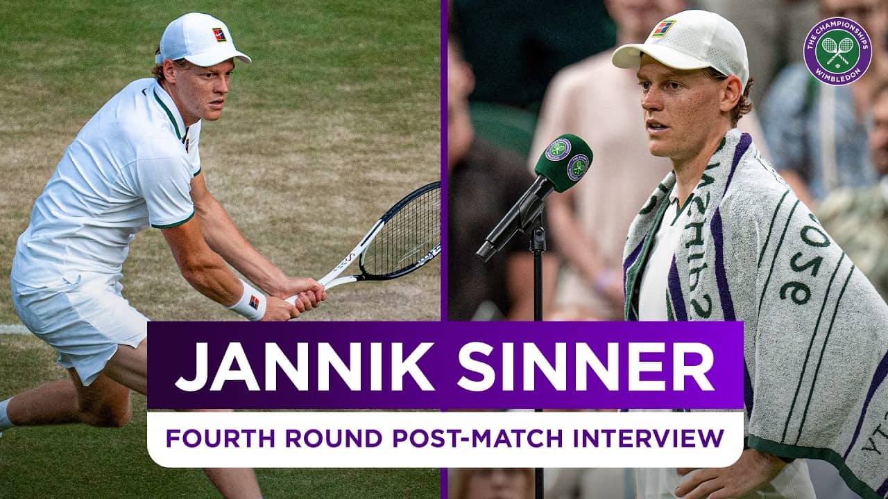 "Every day a little bit better" | Jannik Sinner | Fourth Round Post-match Interview | Wimbledon 2026