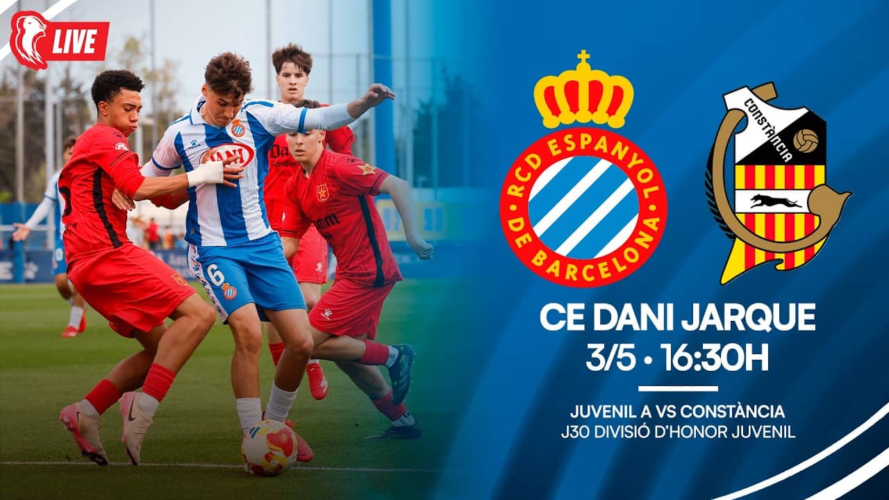 ⚽ Juvenil A 🆚 CD Constància  J30 Divisió d’honor juvenil