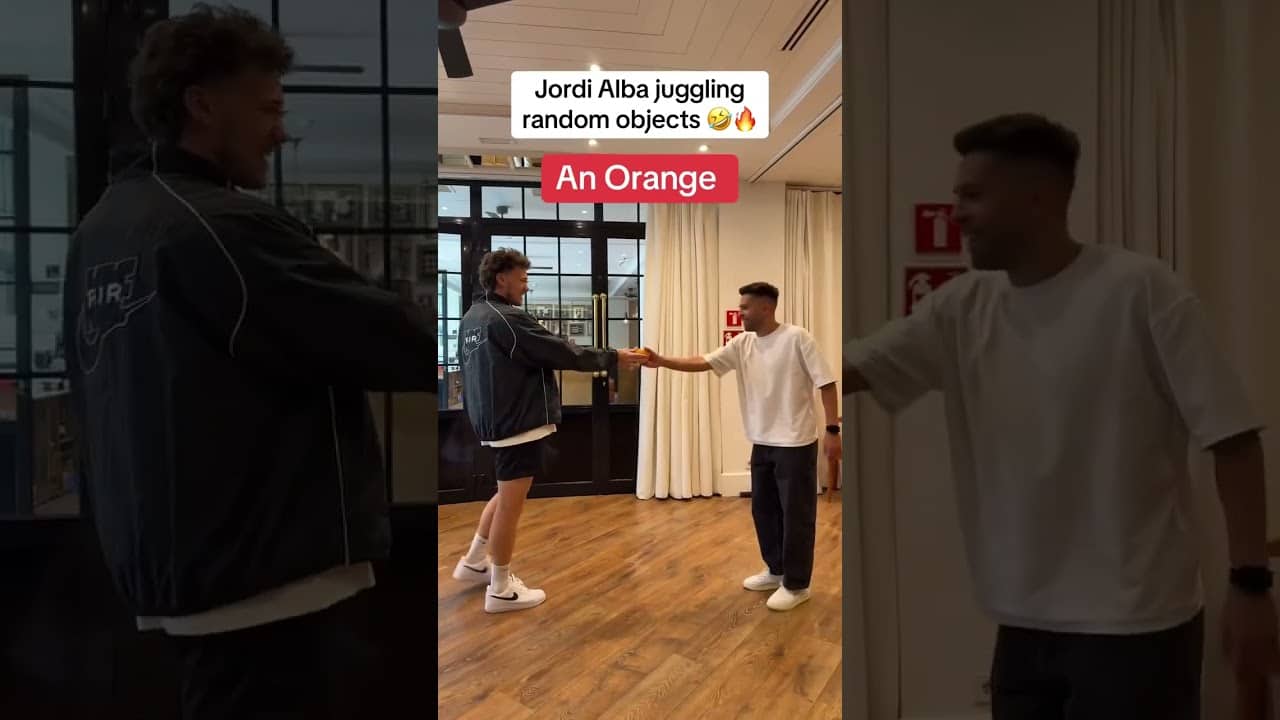 Jordi Alba can juggle ANYTHING 😭🔥