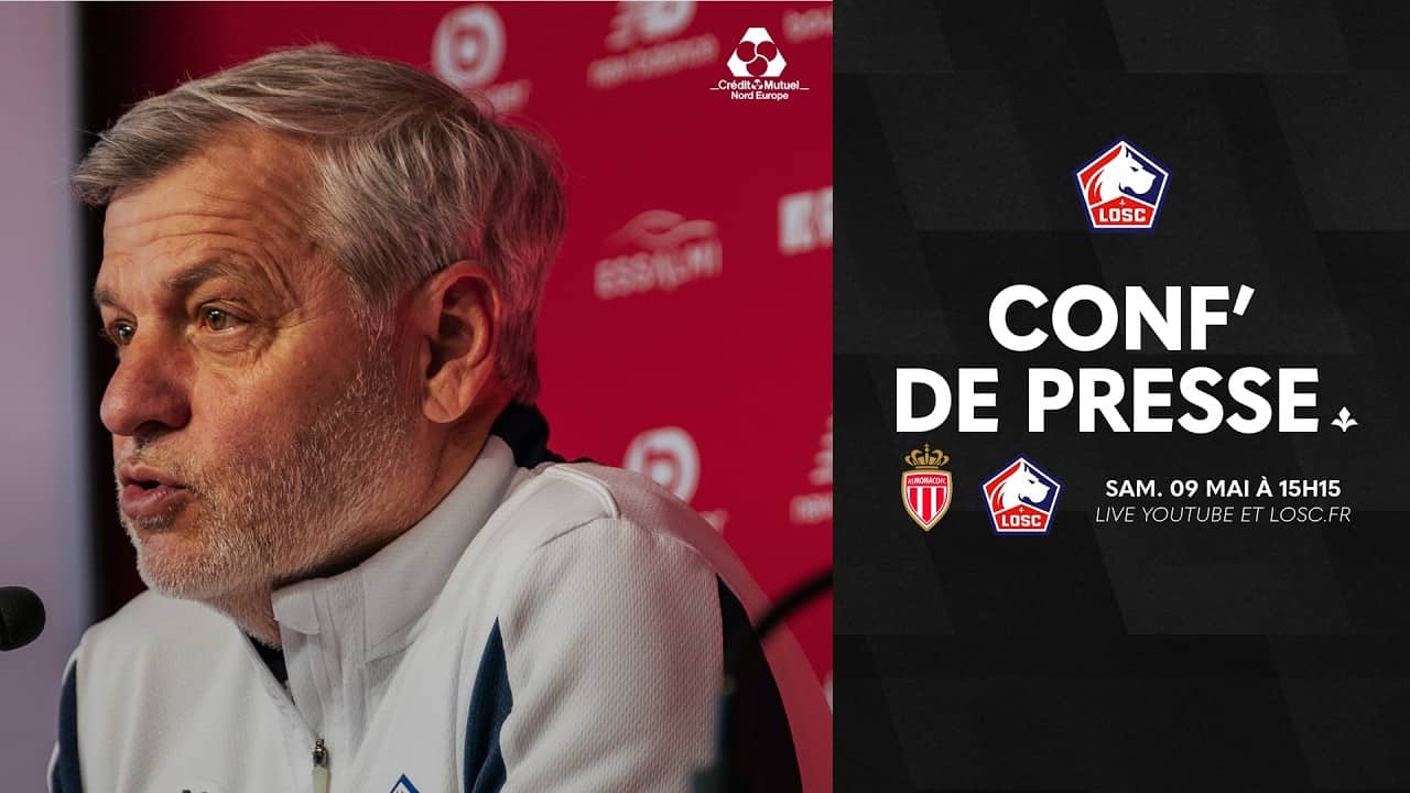 Suivez la conférence de presse avant ASM-LOSC avec le Crédit Mutuel Nord Europe 🎙️