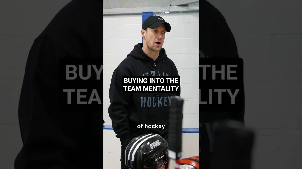 BUYING INTO THE TEAM MENTALITY #hockeycoaching #hockeytraining