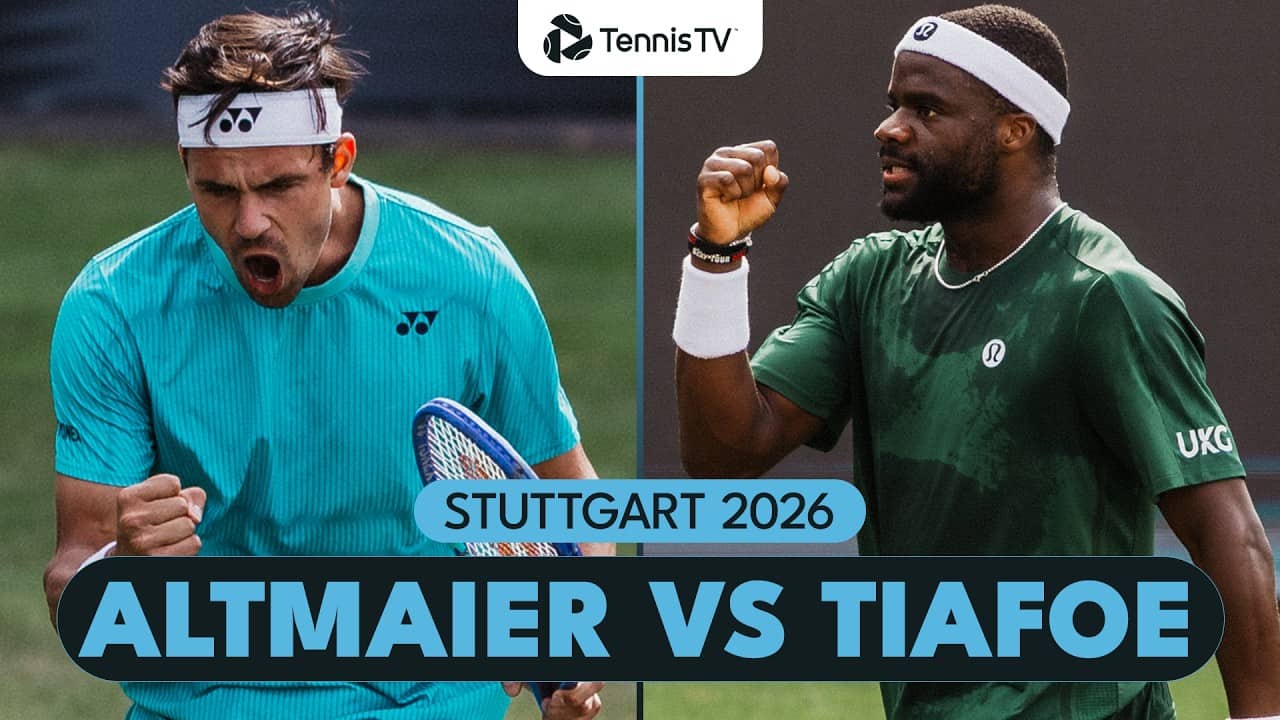 Daniel Altmaier vs Frances Tiafoe Tight Contest 😬 | Stuttgart 2026 Highlights