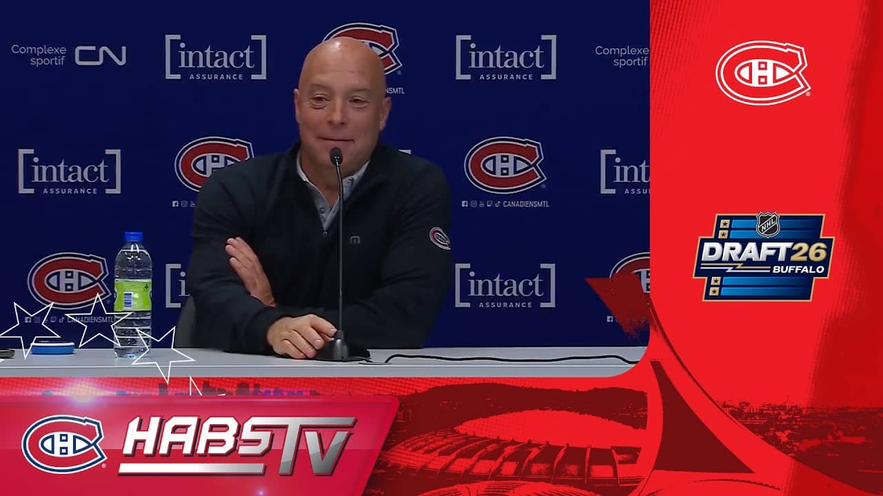 Kent Hughes on Round 1 of the 2026 NHL Draft | LIVE PRESS CONFERENCE