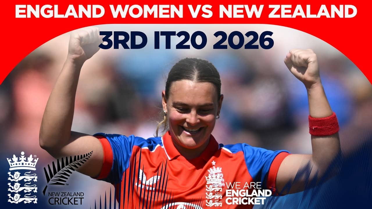 Gibson Stars In Low Scorer | Highlights - England v New Zealand | 3rd Women’s Vitality IT20 2026