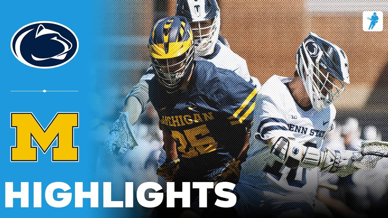 Penn State vs Michigan | NCAA College Lacrosse | Highlights - April 11, 2026