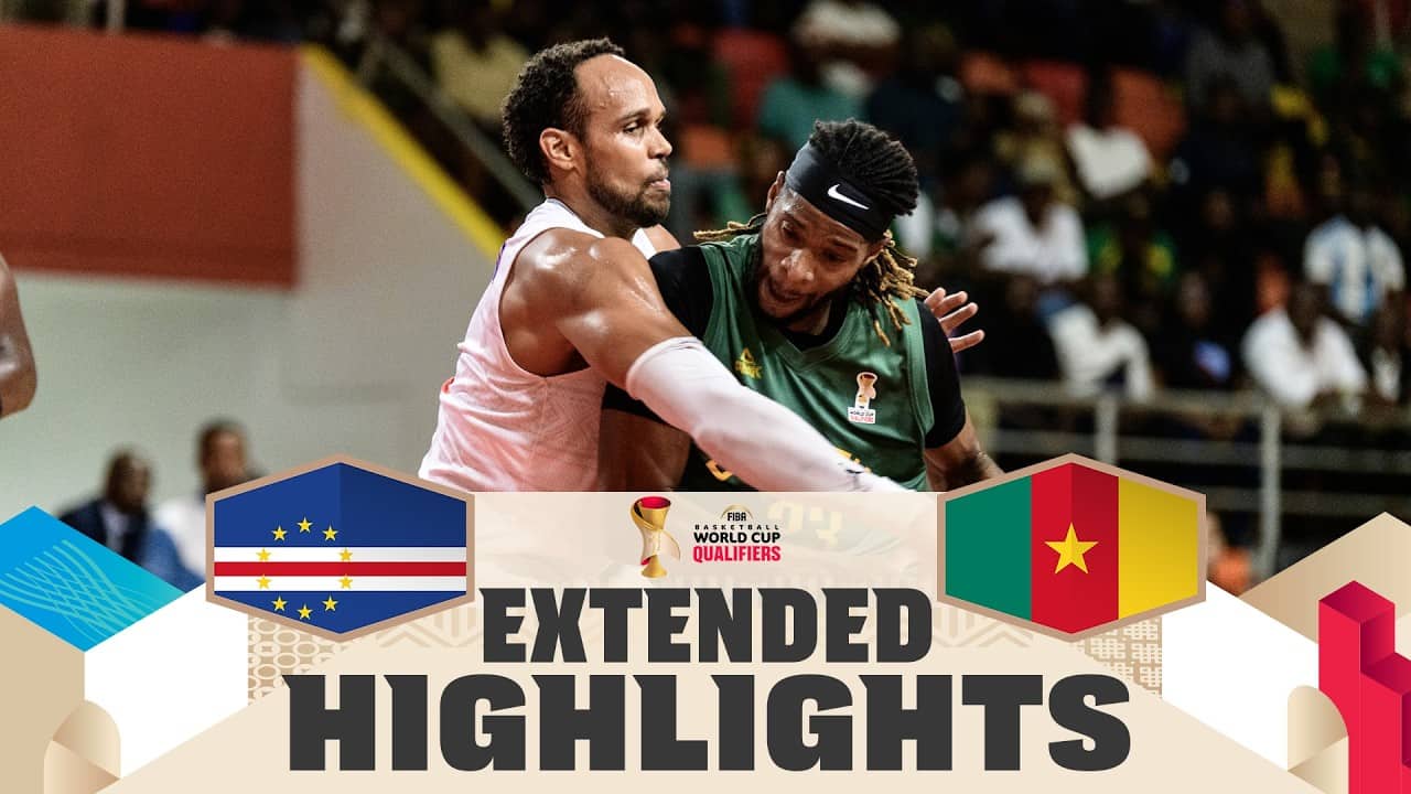Cape Verde 🇨🇻 v Cameroon 🇨🇲 | Extended Highlights | FIBA Basketball World Cup 2027 African Qualif.