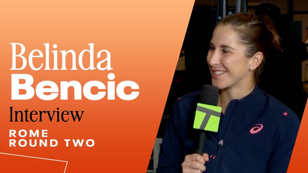 Belinda Bencic Credits Tiramisu and Pasta for Success in Rome | 2026 Rome
