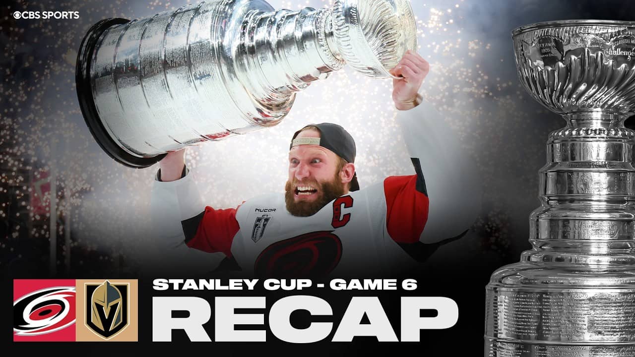 Hurricanes blank Golden Knights to win 2026 Stanley Cup Final | Jordan Staal wins Conn Smythe Trophy