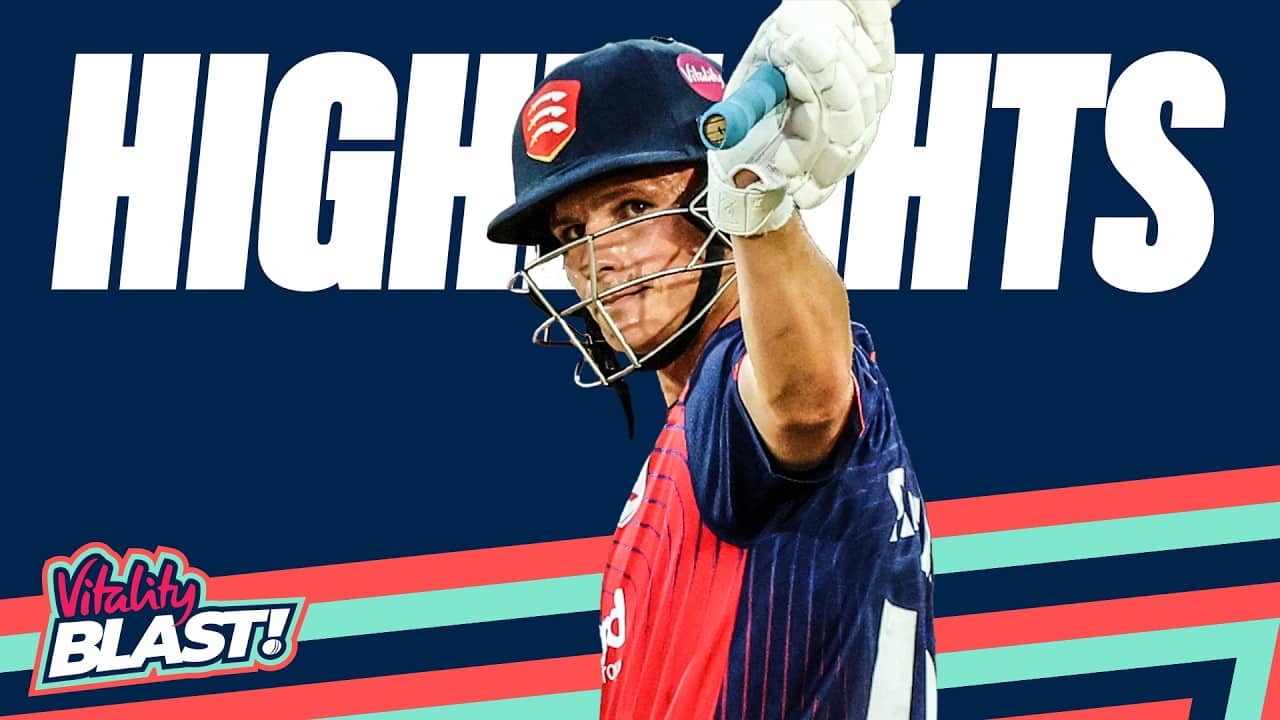 3 Run Victory | Essex v Kent Spitfires - Highlights | Vitality Blast 2026