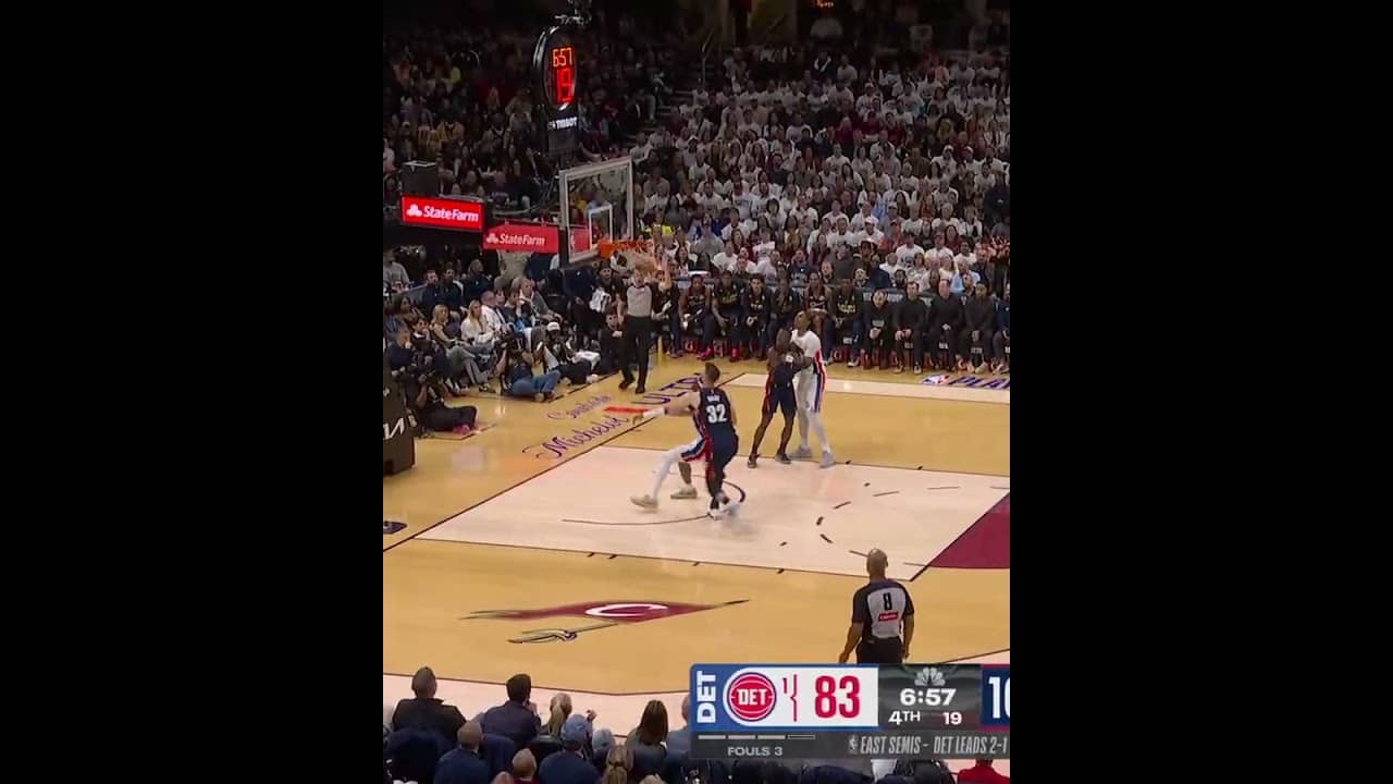 Game 4: 4th Quarter Top Plays | Pistons vs. Cavs #nba #pistons