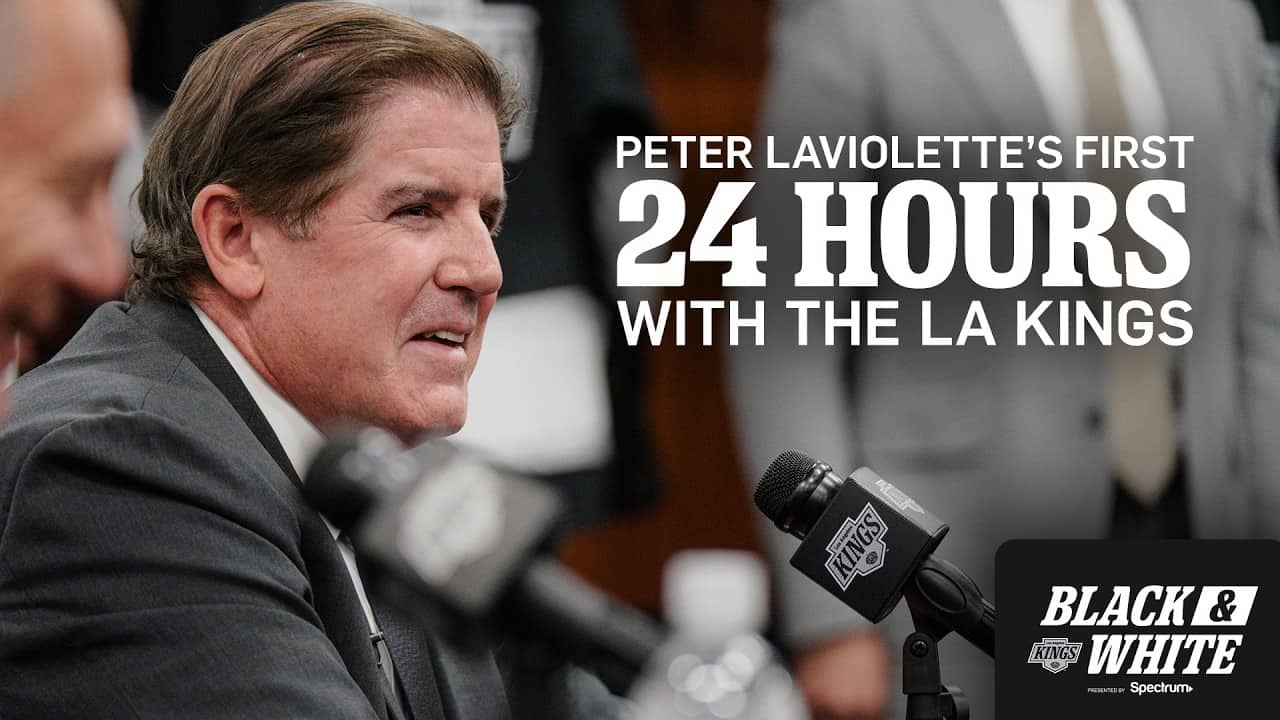 Peter Laviolette's First 24 Hours in Los Angeles as Head Coach! | Black & White