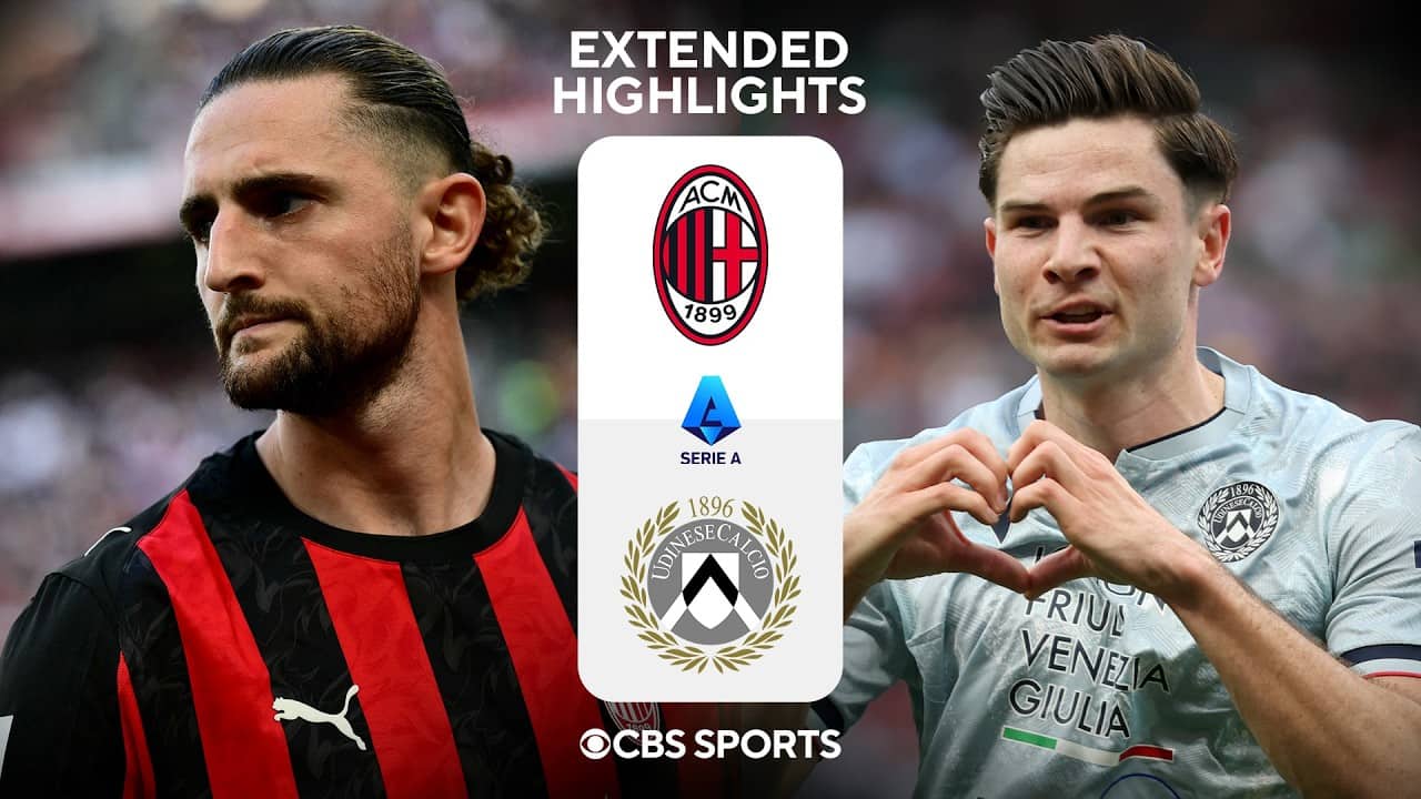 Milan vs. Udinese: Extended Highlights | Serie A | CBS Sports Golazo