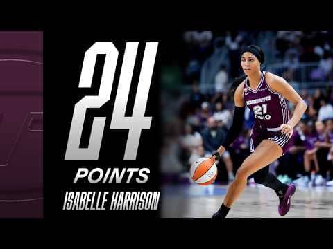 Isabelle Harrison Drops CAREER-HIGH 24 PTS vs. the Valkyries