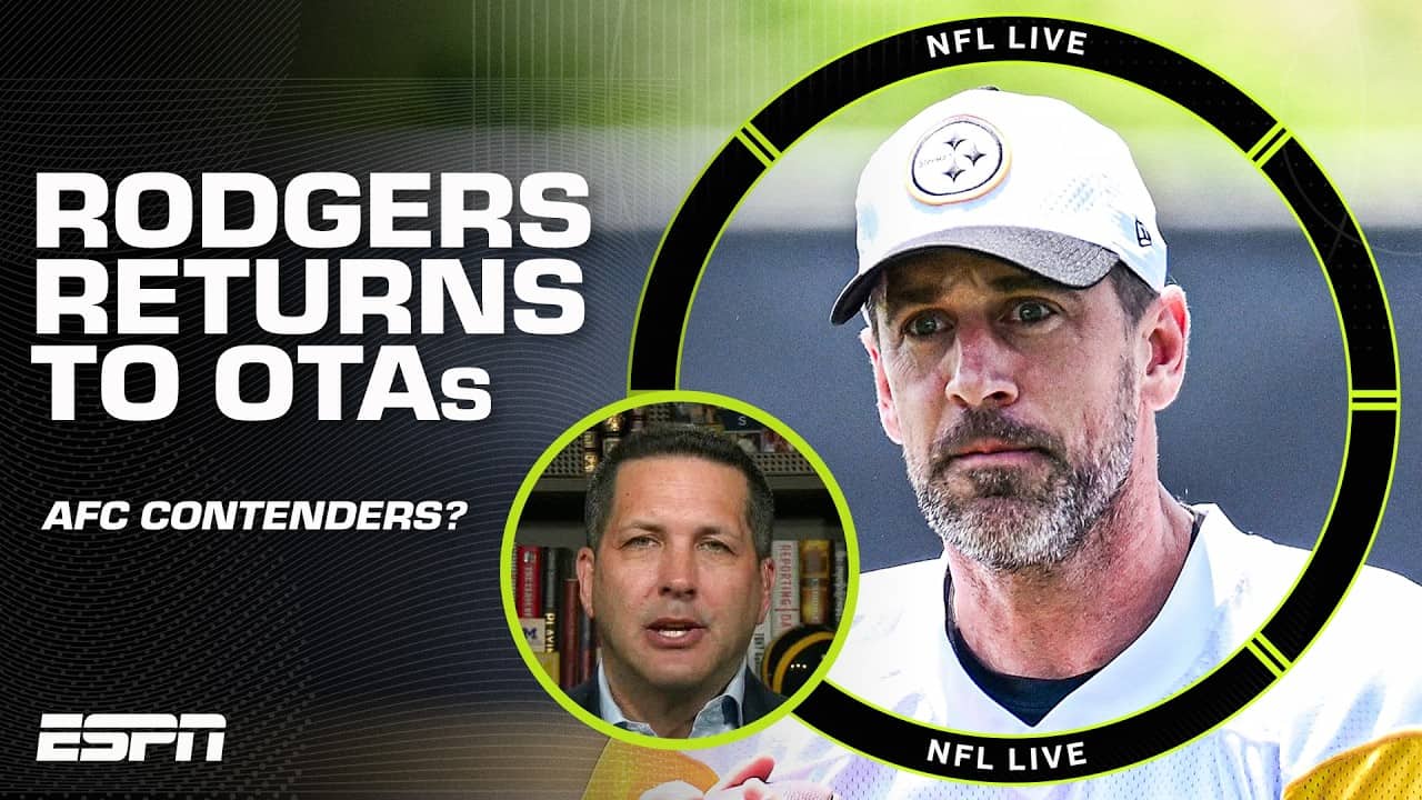 Can Aaron Rodgers lead the Steelers to the playoffs? 🤔 | NFL Live