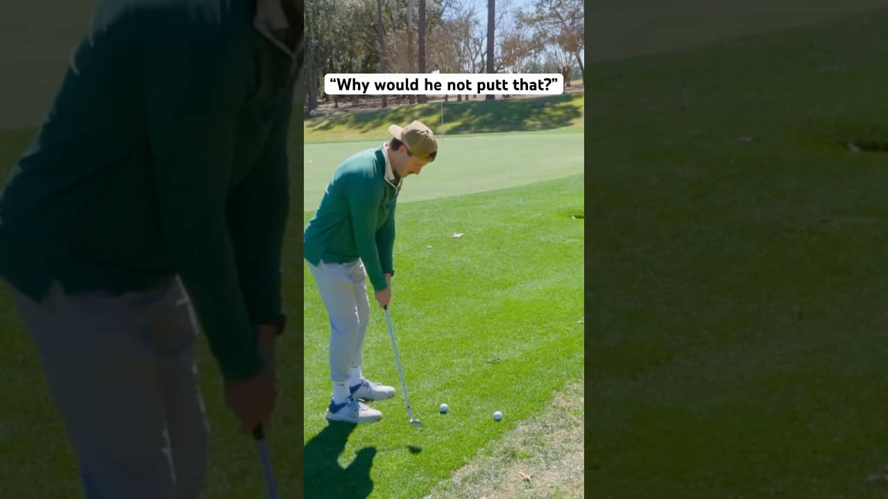 Bubbie Golf on IMPOSSIBLE Green.. 😳