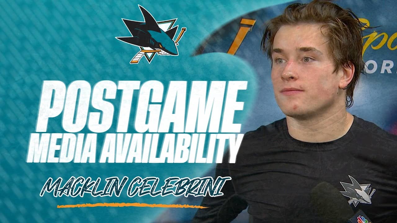 Postgame at WPG (4/16): Celebrini