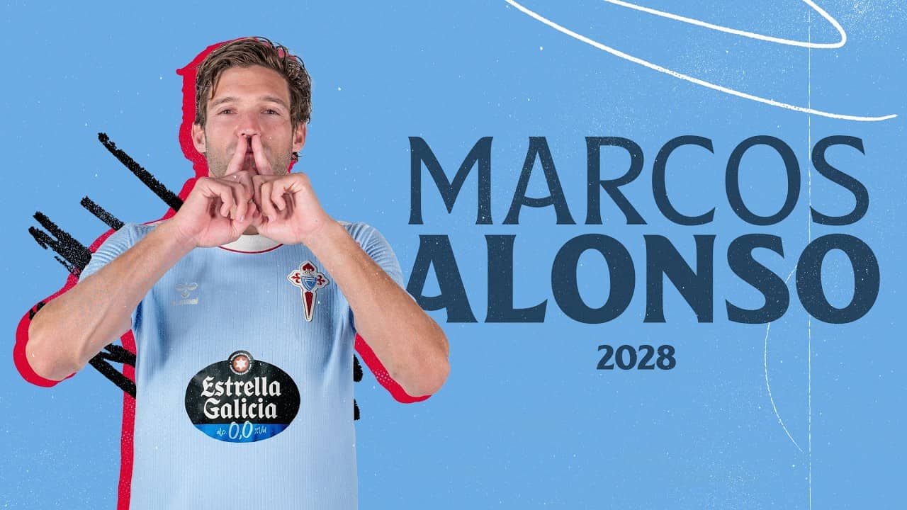 MARCOS ALONSO renueva hasta 2028: "Siento el cariño de la AFICIÓN"