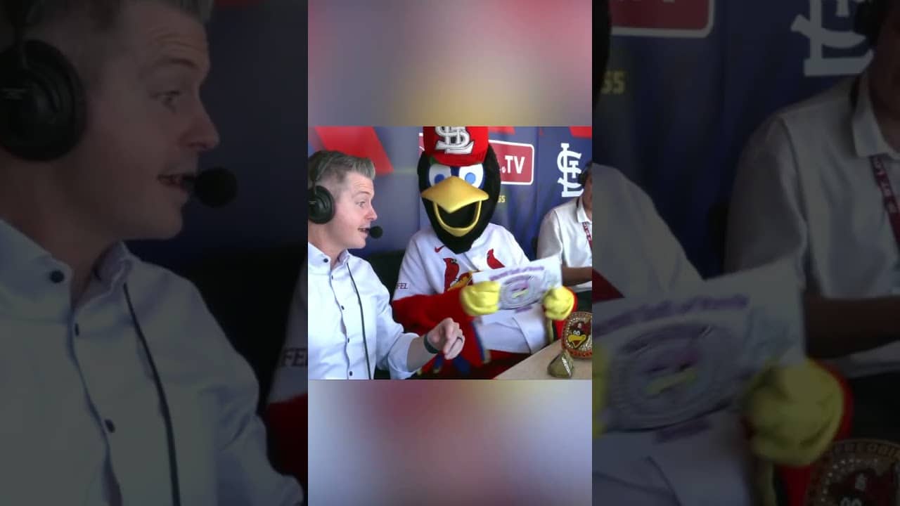 Buddy the Elf vibes from Fredbird 🤣