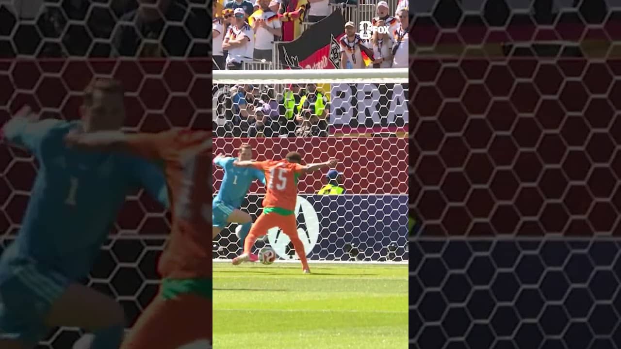 Franck Kessié pokes this one into the back of the net to put Ivory Coast in front over Germany