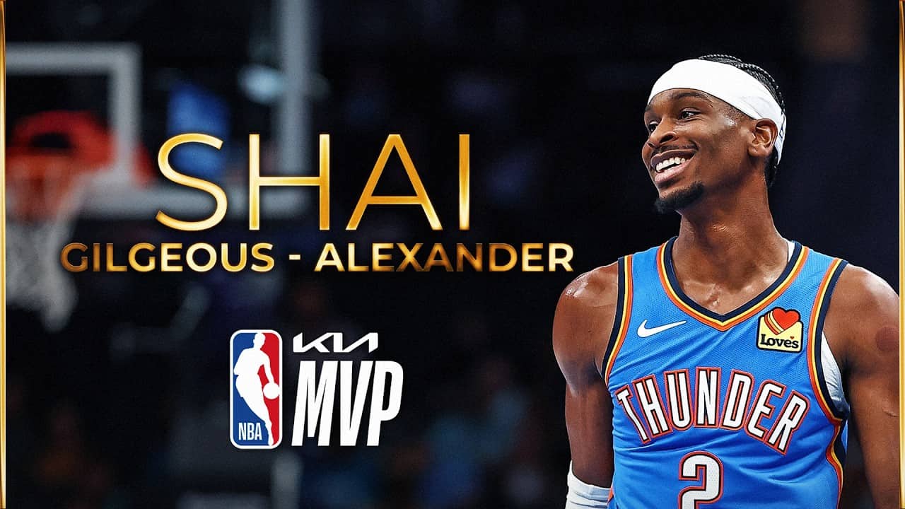 Shai Gilgeous-Alexander Is The 2025-26 @kia NBA Most Valuable Player!