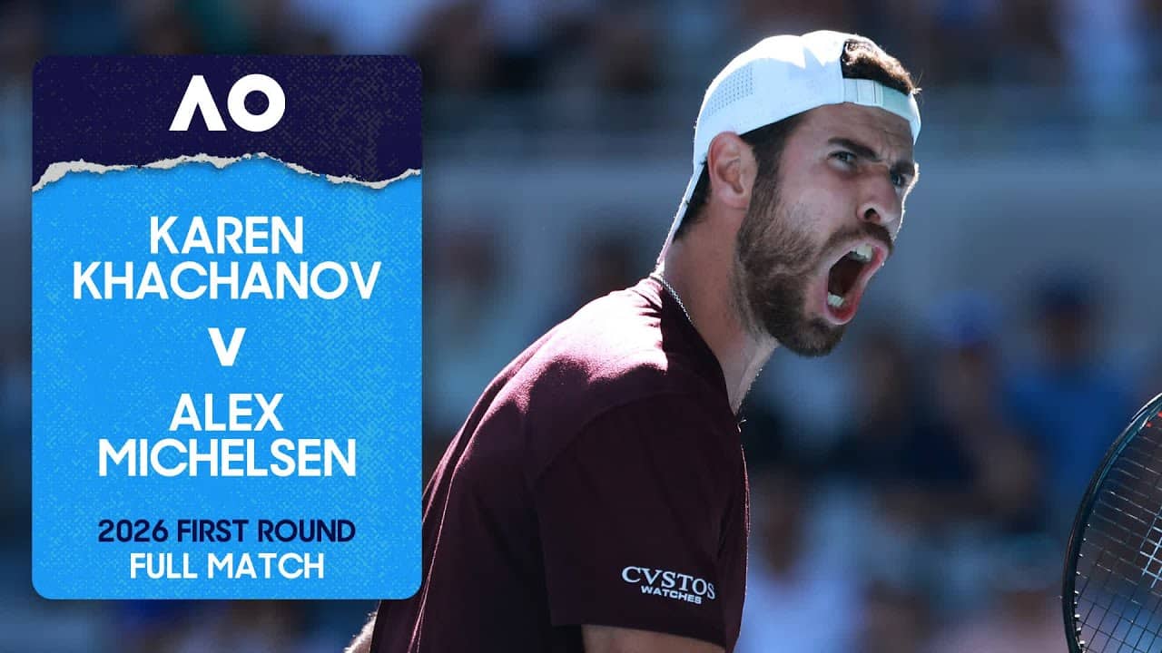 Karen Khachanov v Alex Michelsen Full Match | Australian Open 2026 First Round