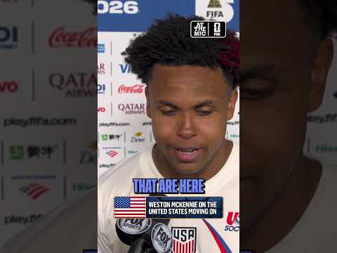 Weston McKennie caught up with Jenny Taft after clinching a spot in the knockout stage