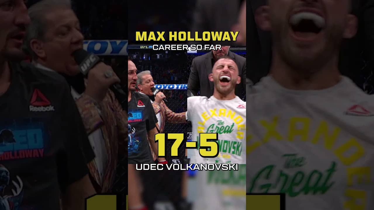 Max Holloway's Career So Far #ufc329