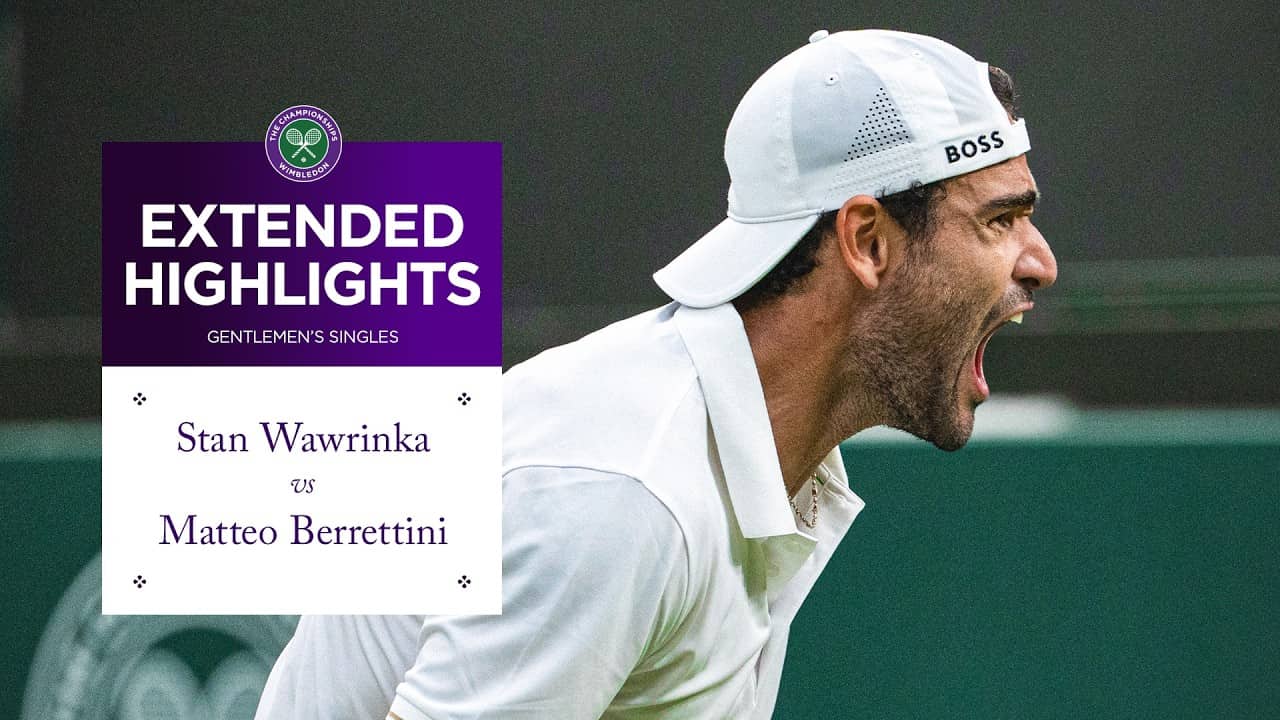 INCREDIBLE battle! | Stan Wawrinka v Matteo Berrettini | Extended Highlights | Wimbledon 2026